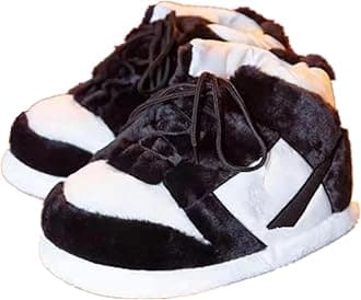 Stardust Gemstones Fluffy Warm Home Shoes for Men and Women Sneaker Slippers Comfy Kicks Winter Warm Plush Slippers Fleece Lined Sneakers Anti-skid Rubber Sole Fluffy Shoes