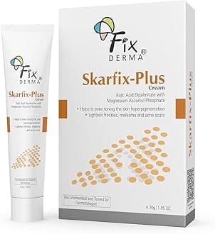 2% Kojic Acid + 1% Arbutin Skarfix-Plus Scar Removal Cream | Hyperpigmentation Removal Cream and Acne Scars Removal Cream | Helps to Reduce Melasma- 30 gm