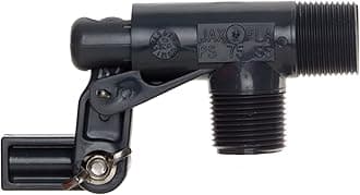 Kerick Valve PS75SS PVC Float Valve, Standard Mount, 37 gpm at 60 psi, 3/4" NPT Male