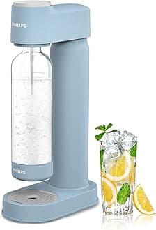 ADD4901BLO/37 Sparkling Water Maker Soda Maker Soda Streaming Machine for Carbonating with 1L Carbonating Bottle, Seltzer Fizzy Water Maker, Compatible with 60L CO2 Carbonator(NOT Included)