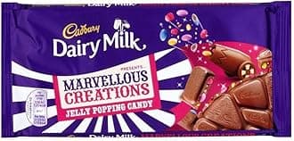 Cadbury Dairy Milk Marvellous Smashables Jelly Popping Candy, 180g