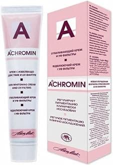 ACHROMIN CREAM / REAL WHITENING CREAM/ 45 ml. - UV Removes & Prevents Reccurrance of Pigmented Dark Spots, Age Spots, Post- Pregnancy Brown Patches