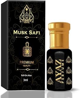 Ayaz Perfume Musk Safi Attar - Harbhajan Singh Special, Long-Lasting Alcohol-Free Fragrance