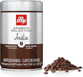 illy ARABICA SELECTION INDIA GRAIN COFFEE 250g