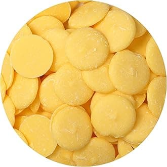 Yellow Chocolate Melting Wafers, 2lb Bulk Bag, Yellow Chocolate, Yellow Candy, Melting Chocolate Candy Discs For Baking, Dipping, Decorating, Bulk Chocolate Bag - The Hampton Popcorn & Candy Company