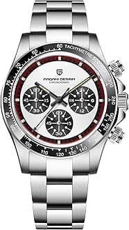 Pagani Design Men's Watches Sapphire Stainless Steel 100M Waterproof Luxury 40mm Sports Quartz Chronograph Wrist Watches
