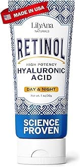 Anti Aging Retinol Face Cream for Women – Wrinkle & Neck Cream for Firming, Retinol Moisturizer for Face with Hyaluronic Acid, Hydrating Night Cream for Fine Lines, Collagen Boost