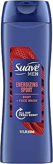 Suave Men Body Wash for Everyday Use Sport Fragrance Body Wash and Shower Gel 15 oz