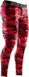 DRSKIN Men’s Compression Pants (5/4/3 Pack) Quick Dry Tights Leggings Sports Baselayer Running Gym Workout