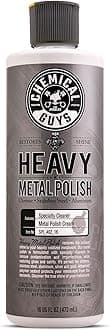 Chemical Guys Heavy Metal Polish Restorer and Protectant - Cleans, Restores & Protects, Aluminum, Stainless Steel, Chrome Polish & More, Safe for Cars, Trucks, Motorcycles, RVs, and Boats - 16 oz