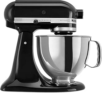 KitchenAid KSM150PSOB Artisan Series 5-Qt. Stand Mixer with Pouring Shield - Onyx Black