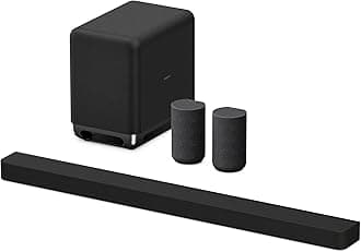 BRAVIA Theater Bar 9 Sound Bar, SA-SW5 Wireless Subwoofer, and SA-RS5 Wireless Rear Speakers with Built-in Battery