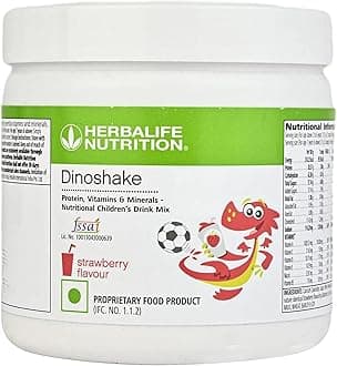 Herbalife Dinoshake Nutritional Children's Strawberry Drink Mix