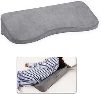 TANYOO Long Wedges for Bed Positioning Pillow for After Surgery Curved Shaped Medical Wedge Pillows for Seniors to Prevent Bed Sore and Improve Healing Process No-Slip Bottom Height 5 Inch