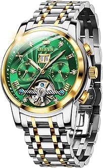 Men's Casual Fashion Waterproof Gold Stainless Steel Band Quartz Gold Watches Gifts for Men