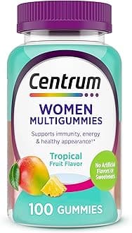 Centrum Women’s Multivitamin Gummies, Immune, Energy, Healthy Appearance Support, 100 Count, 50 Day Supply