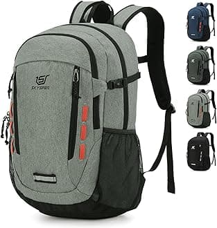 SKYSPER 30L Hiking Backpack 17.3inch Laptop Backpack Water Resistant Computer Day Pack for Business Work Travel College School Men Women