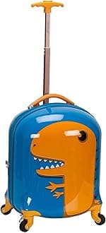Rockland Kids Jr First Hardside Spinner Luggage, Dinosaur, Carry-On 19-Inch, Rockland Jr. Kids' My First Hardside Spinner Luggage