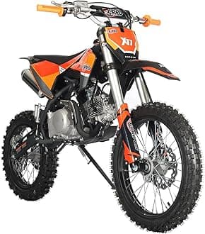 X-PRO X17 125cc Automatic Transmission Dirt Bike with Electric Start, Big 17"/14" Tires!