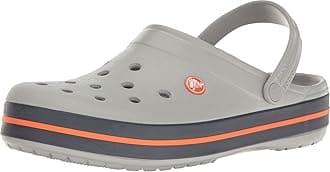 Unisex-Adult Crocband Clog, Light Grey/Navy, 7 US' Women