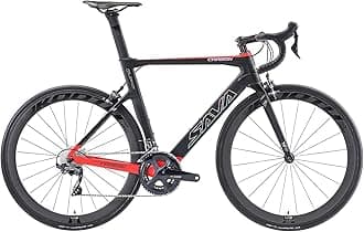 SAVADECK Herd6.0 Carbon Road Bike T800 Full Carbon Fiber 700C Racing Bike with Shimano 105 R7000 22 Speed Groupset and 3K Carbon Clincher Wheelset Ultralight Road Bicycle