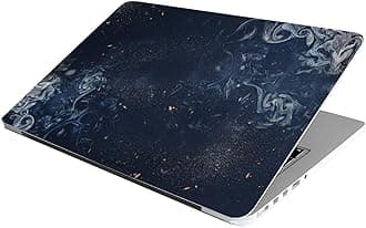 Laptop Skin Stickers HD Quality Sticker for Laptops Upto 15.6" (Dustproof|Waterproof|Scratchproof|Reusable) - Fumes