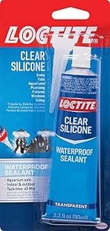Silicone Waterproof multipurpose adhesive and sealant creates protective seal ideal for metal, glass, rubber, tile,used indoors and outdoors, aquarium safe(fresh and salt water), 80ml