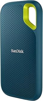 Sandisk Extreme Portable 1TB, 1050MB/s R, 1000MB/s W, 3mtr Drop Protection, IP65 Water/dust Resistance, HW Encryption, PC,MAC & TypeC Smartphone Compatible, 5Y Warranty, External SSD, Monterey Color