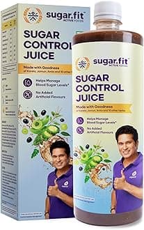 sugar.fit Active Sugar Control Juice I 100% Ayurvedic Blend to Master Managing Your Sugar | Boosted with 13 Potent Ingredients | Formulated by Ayurvedic Experts