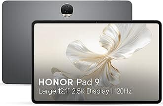 HONOR Pad 9, 12.1-inch Wi-Fi Tablet, 8GB+256GB, 120Hz 2.5K Eye Protection Display, 8 Speakers, Android 13, Space Grey