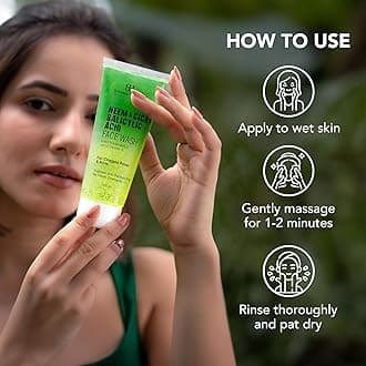 Botanic Hearth Neem, Cica & Salicylic Acid Cleanser Face Wash | Anti Acne Face Wash with Vitamin E & Chamomile | Removes excess oil & Clogged Pores | For Women & Men | Sulphate & Paraben Free | 100ml