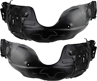 TRQ Front Inner Fender Liner Set Compatible with 2007-2009 Lexus ES350 LX1250116 LX1251116