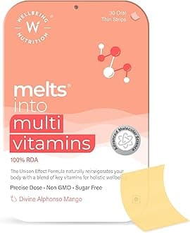 Wellbeing NutritionMelts Complete Plant Based Multivitamin (30 Oral Strips)
