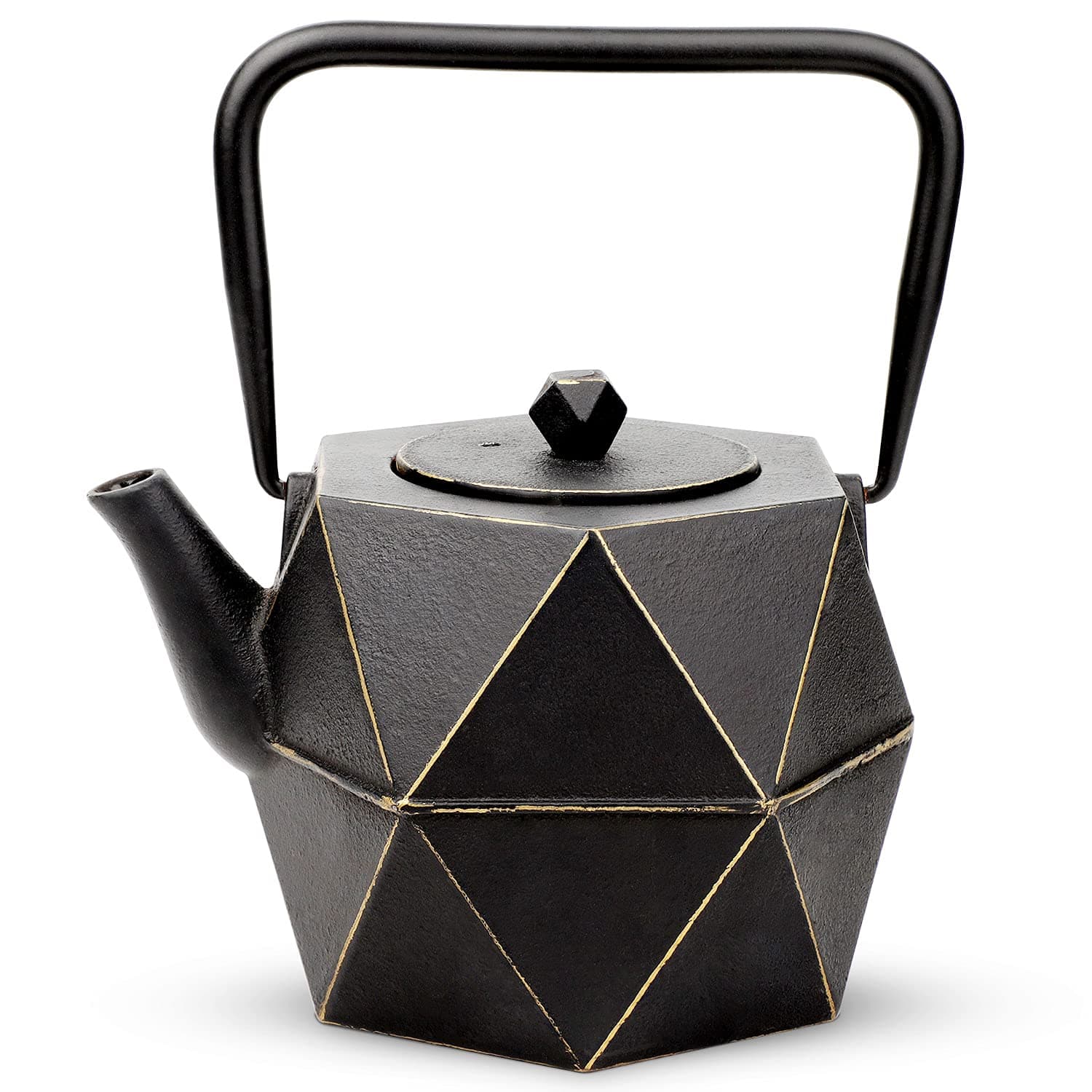 Cast Iron Diamond Teapot