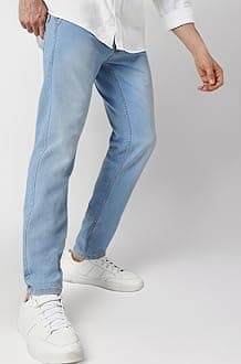 Urbano Fashion Men Mid Rise Slim Fit Washed Jeans Stretchable