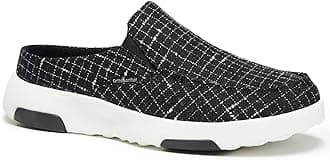 OrthoComfoot Comfortable Clog Shoes for Womens, Slip On Arch Support Shoes for Plantar Fasciitis, Leisure Vintage Flat Boat Shoes Beige Size 8.5