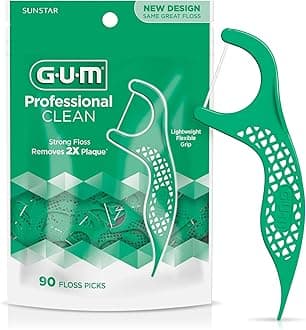 G-U-M - Professional Clean Flossers, Mint - 90 ea by GUM [並行輸入品]