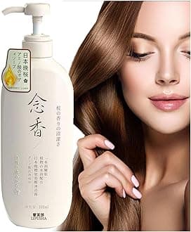 GIONAR Sakura Japanese Shampoo, Sakura Hair Growth Shampoo, Sakura Shampoo and Conditioner Japanese, Sakura Hair Growth Japan's No. 1 Shampoo, Japan Evening Sakura Amino Acid Shampoo (body wash)