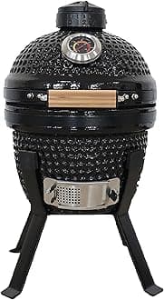Kamado BONO Picnic BBQ Grill, Black