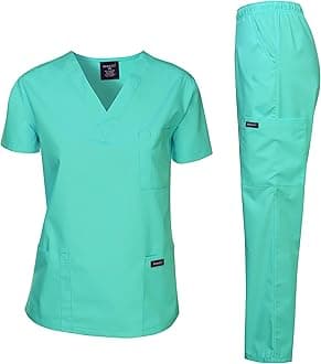 Kv_10005000 Men's Scrub Set (Pack of 1), Hospital Green, L