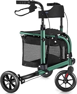 3 Wheel Compact Rollator Walker
