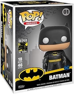 Funko Pop! Heroes: DC - 18" Batman - DC Comics - Collectable Vinyl Figure - Gift Idea - Official Merchandise - Toys for Kids & Adults - Comic Books Fans - Model Figure for Collectors and Display