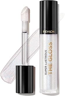 Super Lustrous Lip Gloss, Non-Sticky, Hydrating, High Shine Finish, 304 Frost Queen, 0.13 oz
