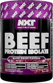 NXT Beef Protein Isolate Black Grape 540G 18 Servings