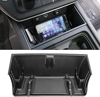 for Land Rover Defender 90 110 130 Accessories 2020-2024 Center Console Organizer Tray Storage Box with Phone Slot, Glasses Shelf