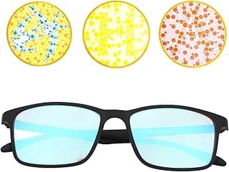 Color Blind Glasses, Fashionable Red-Green Glasses Corrective Enhanced-Premium High Contrast Colorblind For Men Women Indoor And Outdoor Use