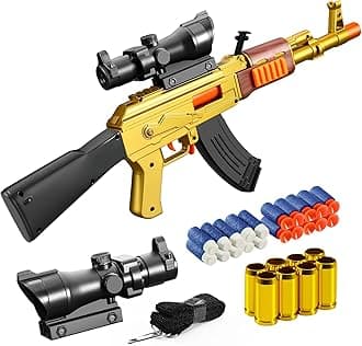 Shushuzz Soft Bullets Toys Guns for Boys Toy Gun Sniper Rifle with Sight Lany...
