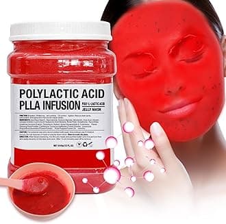 Jelly Mask for Facials Professional, Hydrating & Moisturizing Peel-Off Natural Gel Face Mask SkinCare, Professional Spa Use Jelly Face Masks, Deep Hydration & Glow 23 Fl Oz (Polylactic Acid)