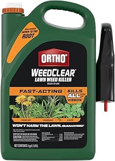 Ortho WeedClear Lawn Weed Killer Ready-To-Use With Trigger Sprayer - Weed Killer Spray, Kills Dandelion, Crabgrass, and Clover, 1 gal.