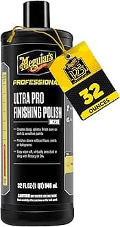 Professional Ultra Pro Finishing Polish M21032, Car Polish for a Mirror-Like Finish on Your Car, Removes Swirls and Rotary Holograms While Increasing Gloss and Shine, 32 Oz